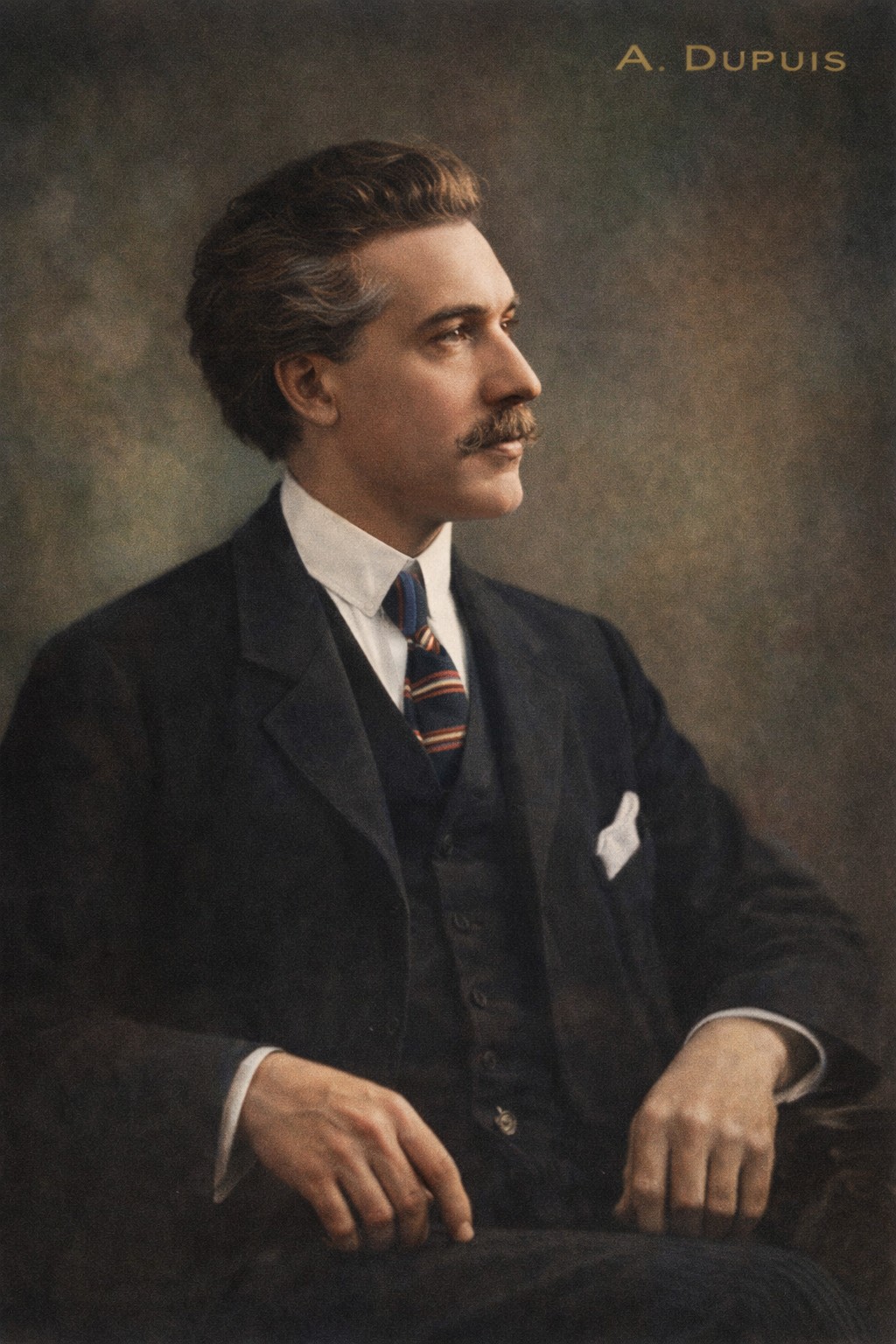Albert Dupuis, colored picture