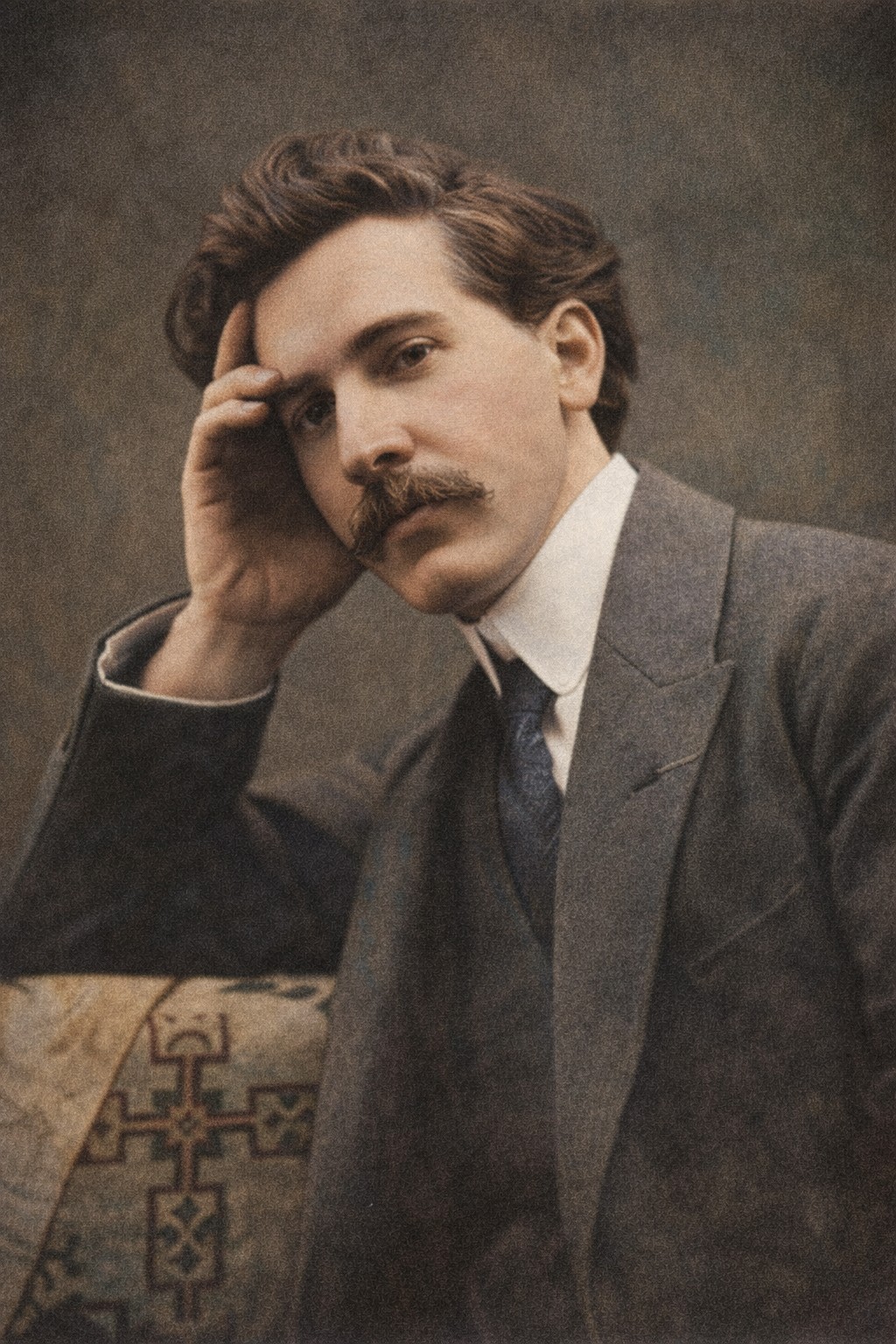 Albert Dupuis, colored picture