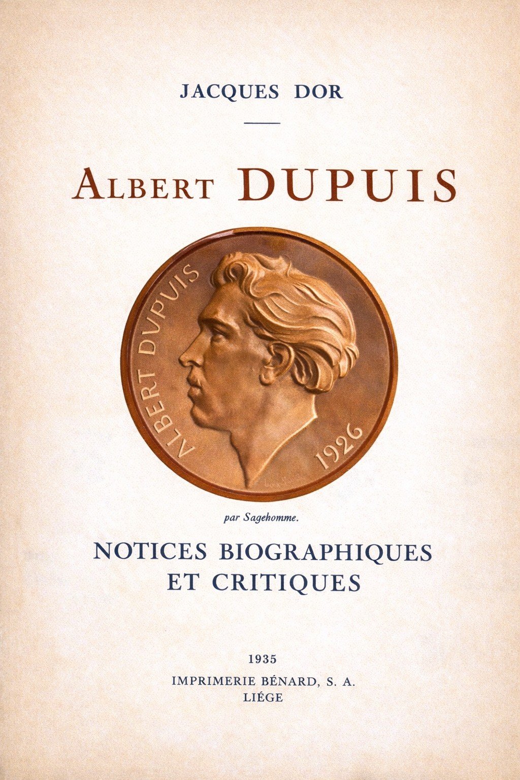 Albert Dupuis rehearsing Jean Michel at Imbart de la Tour&rsquo;s apartment in Brussels