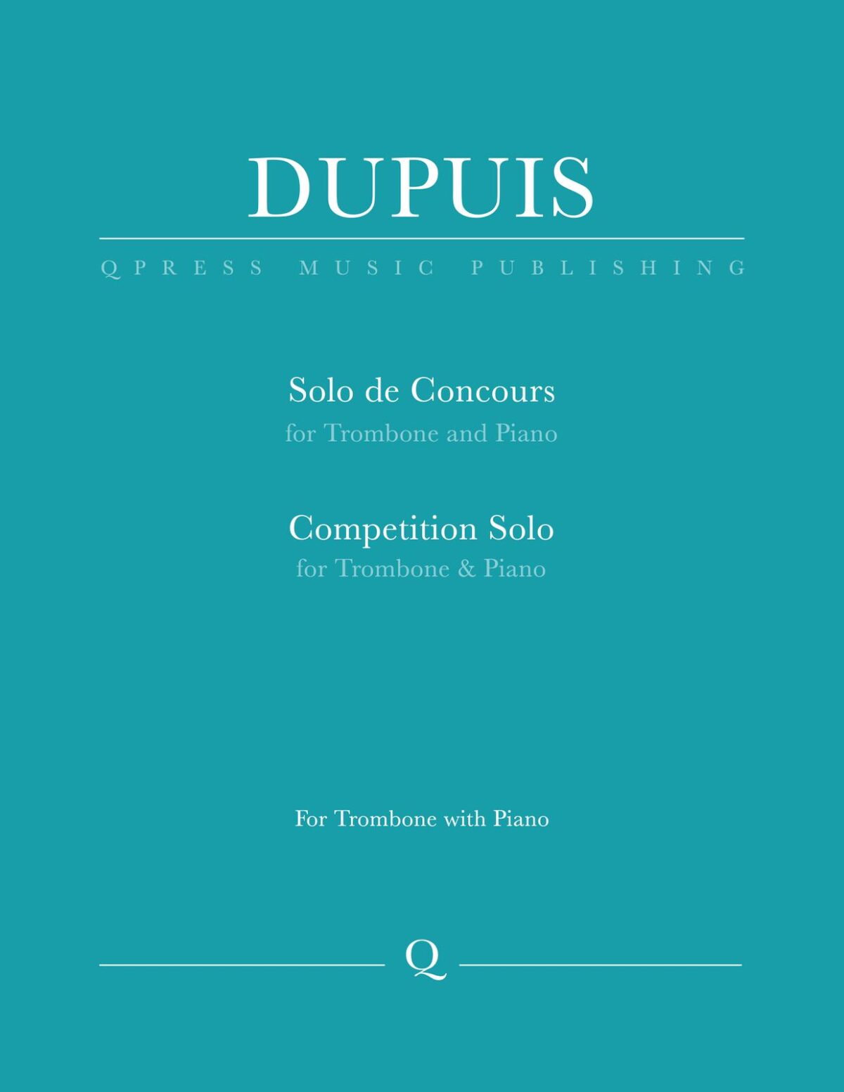 Solo de Concours, for trumpet and piano